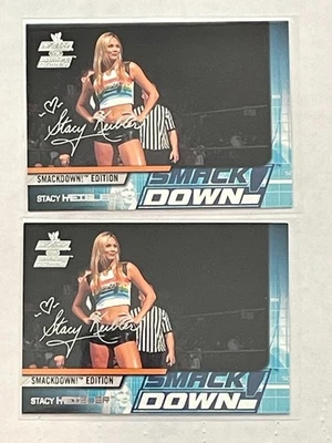 Stacy Keibler 2002 Fleer WWE Raw vs SmackDown! #44 RC Rookie Lot (2) - Image 1 of 2