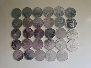Full set Olympic coins 29 Circulated in good condition - Picture 1 of 2