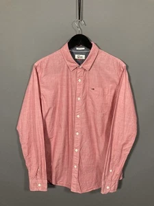 TOMMY HILFIGER Shirt - Size Large - Red - Great Condition - Men’s - Picture 1 of 5