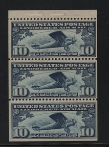 C10A VF booklet pane mint OG lightly hinged nice color cv $ 75 ! see pic ! b2 - Picture 1 of 1