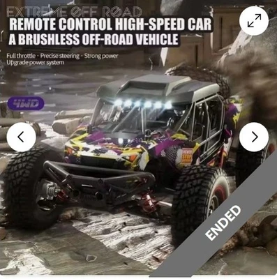 Blue YYRC PRO 4WD Adventure 70KM/H Brushless Racing Off-Road Vehicle RTR 1/16 - Image 1 of 3