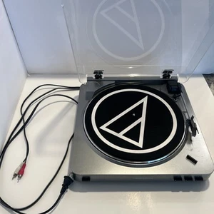 Audio Technica AT-LP60X Fully Automatic Belt-Drive Turntable Gunmetal/Black - Picture 1 of 8