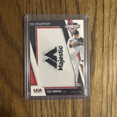 Zach Thompson 2019 Panini Stars & Stripes Patch 1/1 SSP - Image 1 of 2