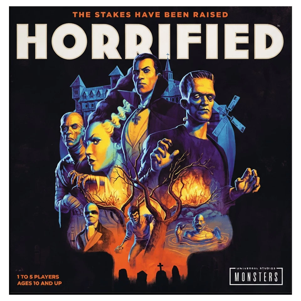 Ravensburger The Stakes have be Raised Horrified - Universal Monster Game  - Image 1 of 4