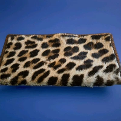 Clatch raro de cuero de cabra Art Deco.      Lotes de 12 X 8 espacio interior Foto 1 de 4