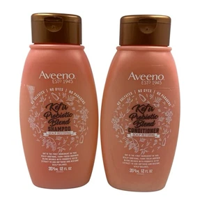 Set de champú y acondicionador Aveeno kéfir mezcla probiótica 12 oz ea restauración del cuero cabelludo - Imagen 1 de 6