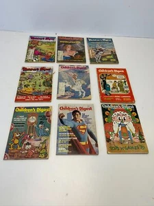 Vintage Menge 9 Kinder Verdauung Handwerk und Geschichte Magazin Superman 1970er - Bild 1 von 11