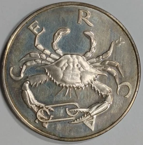 Franklin Mint ZODIAC -"Cancer"- Medallion - Picture 1 of 9