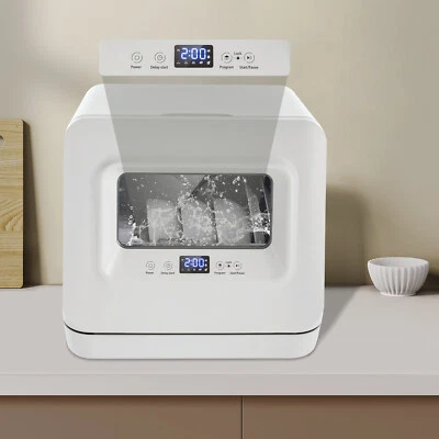 Portable Compact Countertop Mini Dishwasher with Water Tank Leak-Proof Air Dry - Image 1 of 4