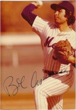 BOB APODACA  PHOTO 4x6 AUTOGRAPHED SIGNED NEW YORK METS