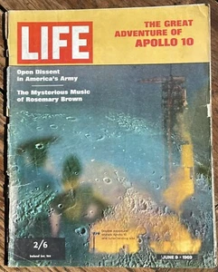 Life Magazine Vol 46 No 11 dated June 9 1969 "The Great Adventure Of Apollo 10" - Picture 1 of 1