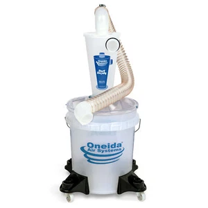 Oneida Air Systems Dust Deputy Deluxe All-Clear Cyclone Separator Kit w/ Wheels - Picture 1 of 11