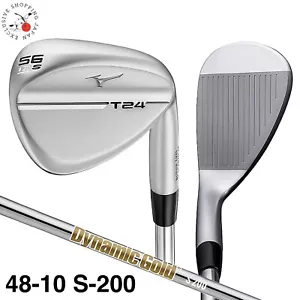 MIZUNO T24 Wedge Soft White Satin Finish 48-10 Sole S Dynamic Gold HT Steel S200 - Picture 1 of 12