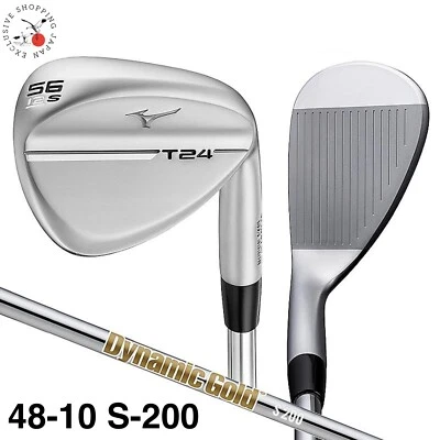 MIZUNO T24 Wedge Soft White Satin Finish 48-10 Sole S Dynamic Gold HT Steel S200 - Image 1 of 4
