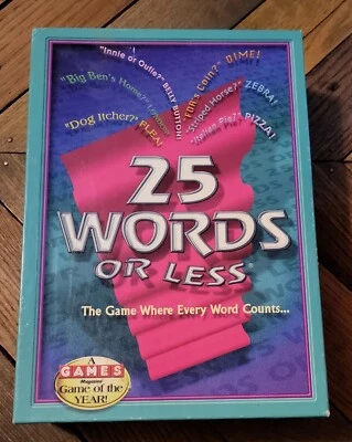 25 Words or Less Board Game 100% COMPLETE - Image 1 of 4