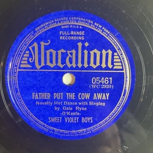 10" 78 RPM-Sweet Violet Boys-Father Put the Cow Away/Fly Butterfly #2/05461 - Imagen 1 de 4