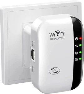 WiFi Extender, WiFi Signal Booster Up to 5000sq.ft and 55+ Devices, WiFi... - Afbeelding 1 van 4