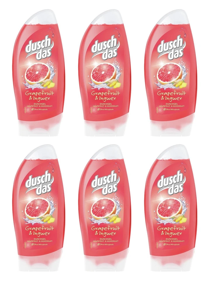 duschdas Grapefruit & Ingwer Duschgel , 6x250ml EAN8720181117428