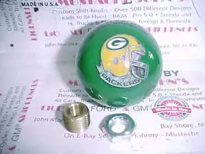 Green Bay Packers Helmet logo, Custom Shift Knob, Car, truck, Hot Rod, (Green) - Picture 1 of 1