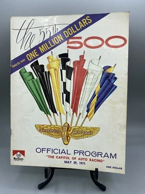 1971 Indianapolis 500 race program The 55th Indy 500 - Image 1 of 4