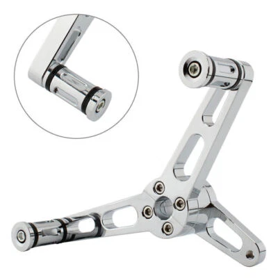 Front Foot Pegs Heel Toe Shifter Lever For Harley Sportster XL883 1200 Iron 883 - Image 1 of 4