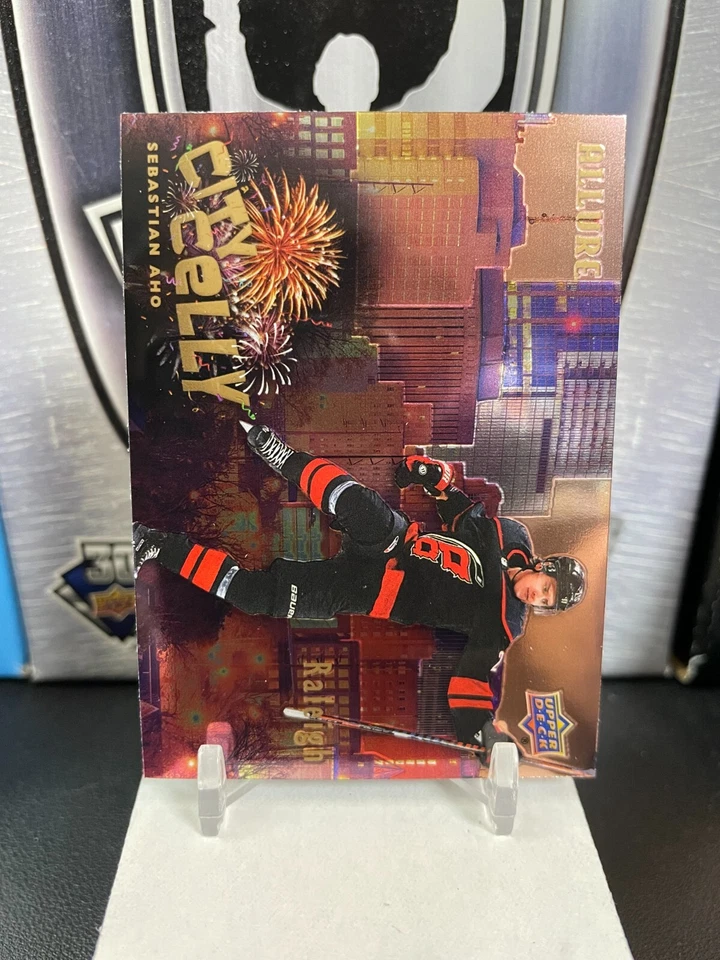 2020-21 Upper Deck Allure City Celly #CC2 Sebastian Aho - Image 1 of 1