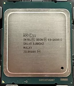 Intel Xeon E5-2690 V2 10 core 20threads 3.00GHz 130W 25MB LGA-2011 CPU processor - Picture 1 of 1