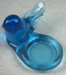 Bluebird of Happiness vintage, firmado por Leo Ward con candelabro 1987 - Imagen 1 de 15