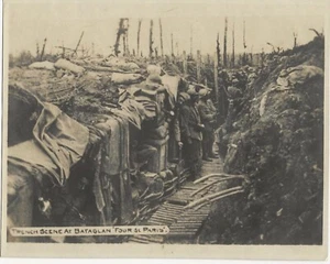 WWI ~ Trench Scene at Bataglan 'Four de Paris' 1910s ~ Original photo. - Picture 1 of 2