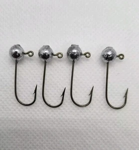 100 1/16 Lead Ball Jig Head Eagle Claw Bronze #4 IRISH JIG MADE IN THE USA - Picture 1 of 1