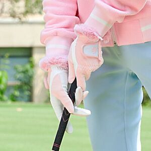 1Pair Women Warm Golf Gloves Anti-Slip Granules Ladies Gloves Velvet Gloves