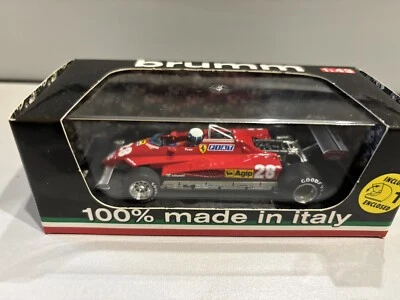 Ferrari 126 C2 1982 Gp San Marino #28 Pironi with driver 1:43 BRUMM R268-CH - Immagine 1 di 4