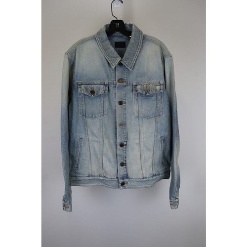 SAINT LAURENT (YSL) Giacca di jeans classica Saint Laurent Paris blu cielo nuova con etichetta 52