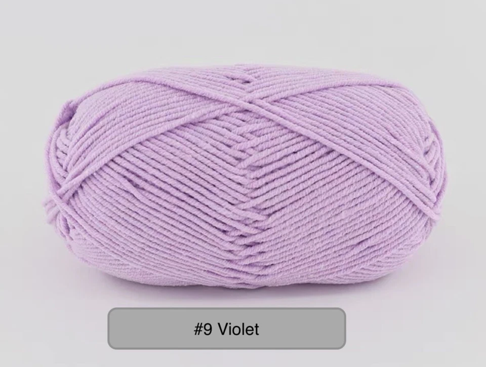 NEW  Multi colors Milk Cotton Skeins Hand Knitting Wool Baby Crochet Chunky Yarn - Image 1 of 1