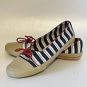 Jigsaw Ballet Flat Shoes Size 4 UK Lightly Worn Summer Holiday Seaside Travel - Picture 1 of 8