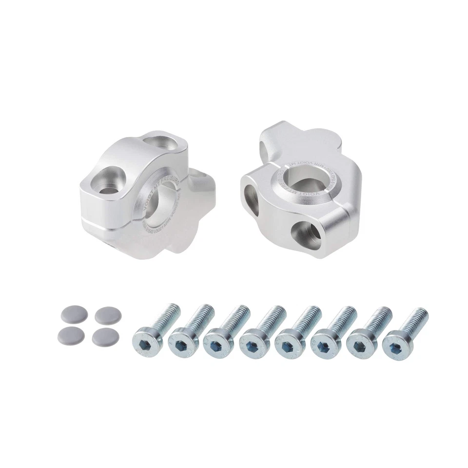 Lenkererhöhung 30mm silber mit Versatz für BMW K 75 S (85-91) BMW75 - Изображение 1 из 1
