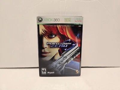 Perfect Dark Zero Steelbook Edition Microsoft Xbox 360 Complete in Box CIB - Image 1 of 4