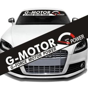 G-MOTOR Car Front Rear Windshield Vinyl Decal Sticker | 130x20cm Universal Fit - Picture 1 of 4