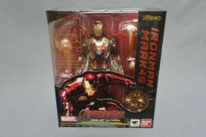 Iron Man The Avengers Age of Ultron S.H. Figuarts Iron Man Mark 45 Bandai Used- - Picture 1 of 9