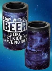 NIB Custom Sublimation 12 oz Standard Can Bottle Insulated Cooler w/Lid & Straw - Picture 1 of 3
