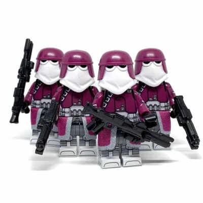 Custom Lego Galactic Marines 21st Nova Corps Star Wars Purple Clone Trooper