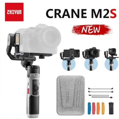 Zhiyun Crane M2S 3-Axis Gimbal for Smartphone Mirrorless DSLR Action Camera - Image 1 of 4
