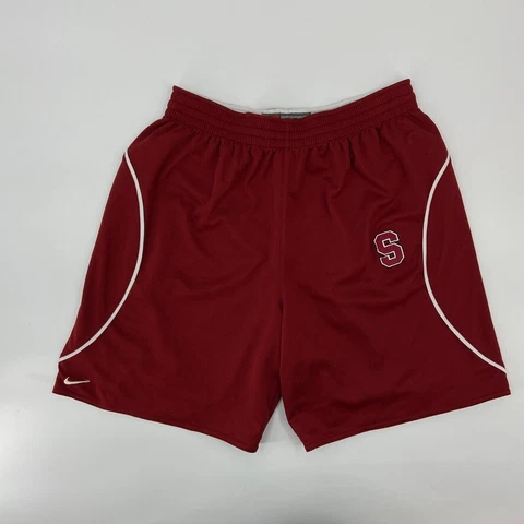 Nike Stanford Cardinals Shorts Men Small Red White Reversible Athletic * Cover