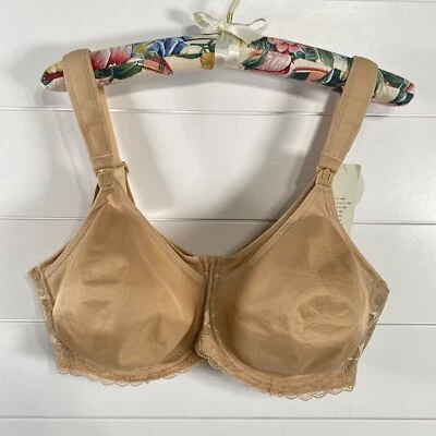 Parfait Womens Leila Full Cup Nursing Bra 34DD NWT Bare Nude Underwire Support - Image 1 of 4