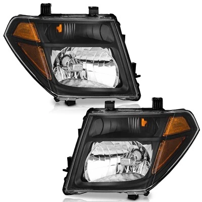 Pair Headlights For 2005-2007 Nissan Pathfinder 2005-2008 Nissan Frontier,Used — 第 1/4 张图片