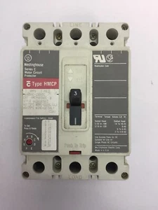 WESTINGHOUSE HMCP003A0C B 3AMP 600VAC 250VDC SERIES C 6630C87G03 - Picture 1 of 7