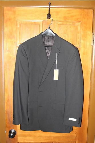 MICHAEL KORS Tuta Uomo Giacca Cappotto Blazer Nero Taglia 42L Nuova con etichette