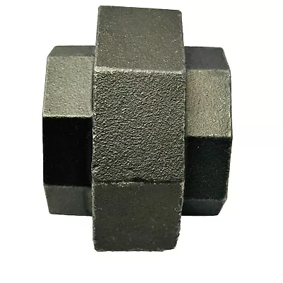 2-1/2" 150 THREADED (NPT) UNION BLACK MALLEABLE IRON PIPE FITTING - Image 1 of 4