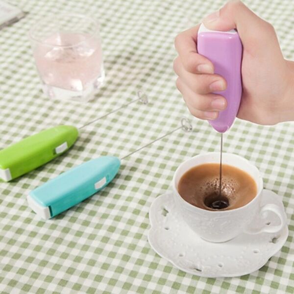 Mini Electric Egg Beater Mixer Stirrer Milk Coffee Frother Drink Foamer Whisk Photo Related