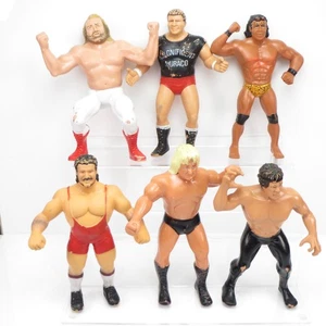 Lote de 6 figuras de acción LJN de colección de superestrellas de lucha libre WWF de los años 80 para personalizadas - Imagen 1 de 17